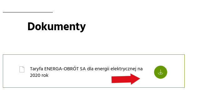 dokumenty energa, ceny energii elektrycznej energa na rok 2020
