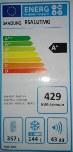 energy, naklejka energy, samsung RSA1UTMG, lod�wka site by site